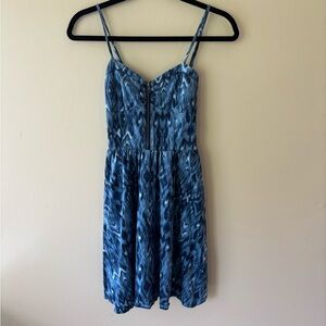 Aeropostale Navy Patterned Mini Dress